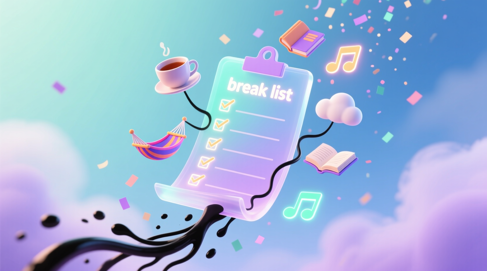 swap your to do list for a break list to get more don
