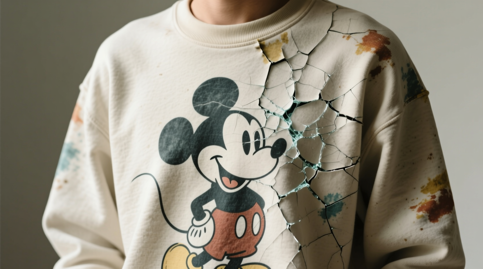 how to clean a vintage disney sweatshirt safely