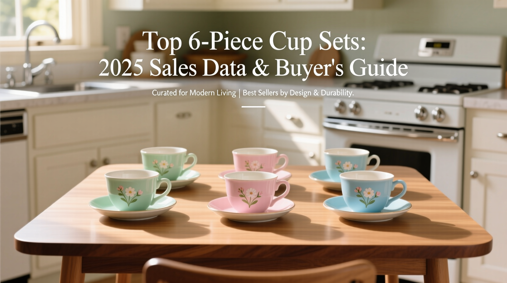 best selling cup set of 6 pcs