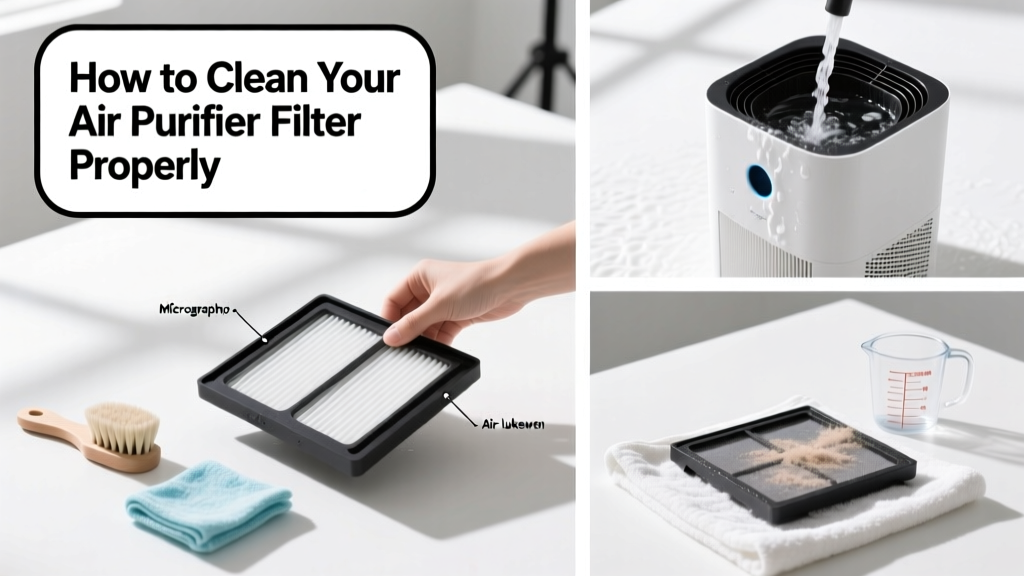 How to Clean Your Air Purifier Filter Properly