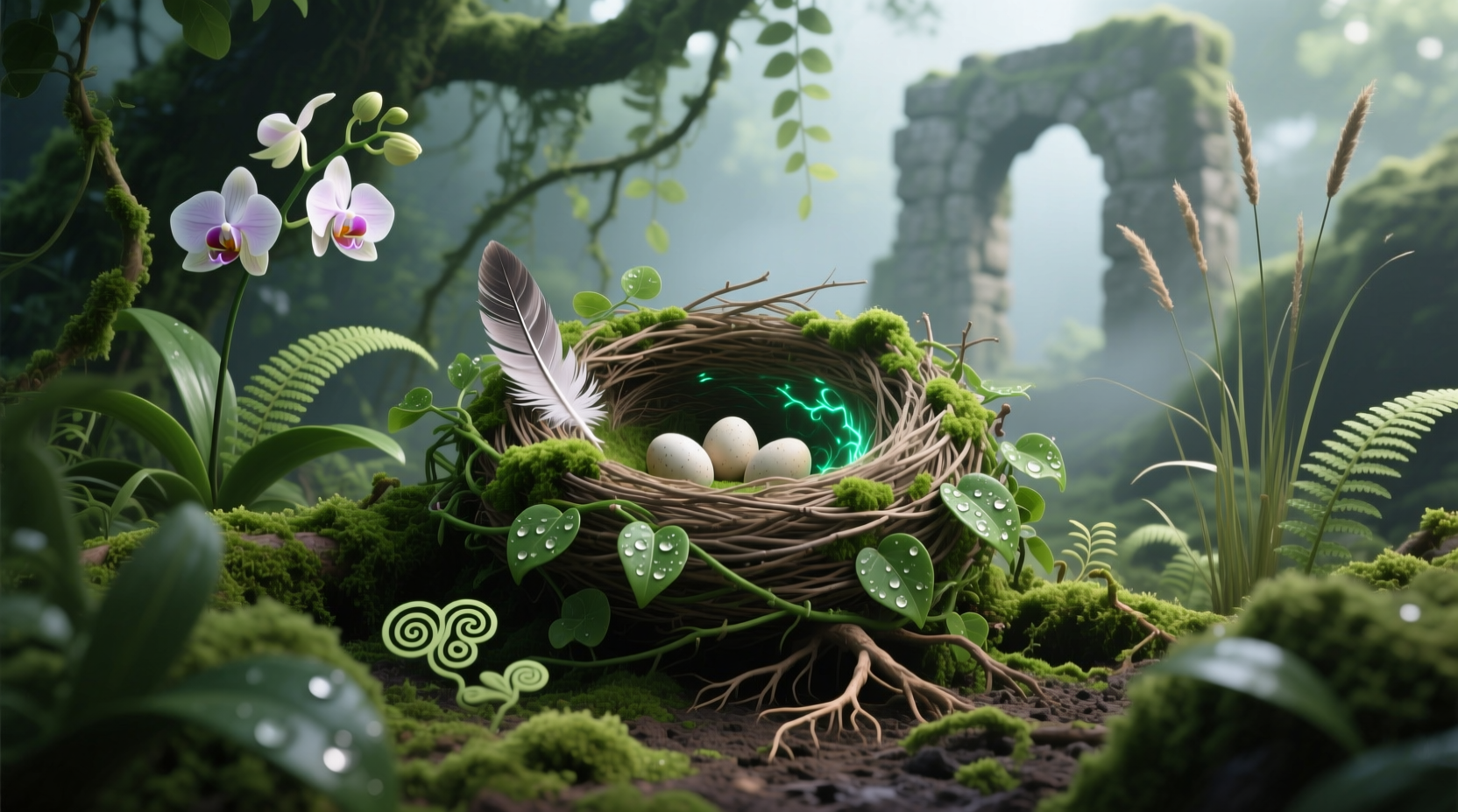 birds nest plants