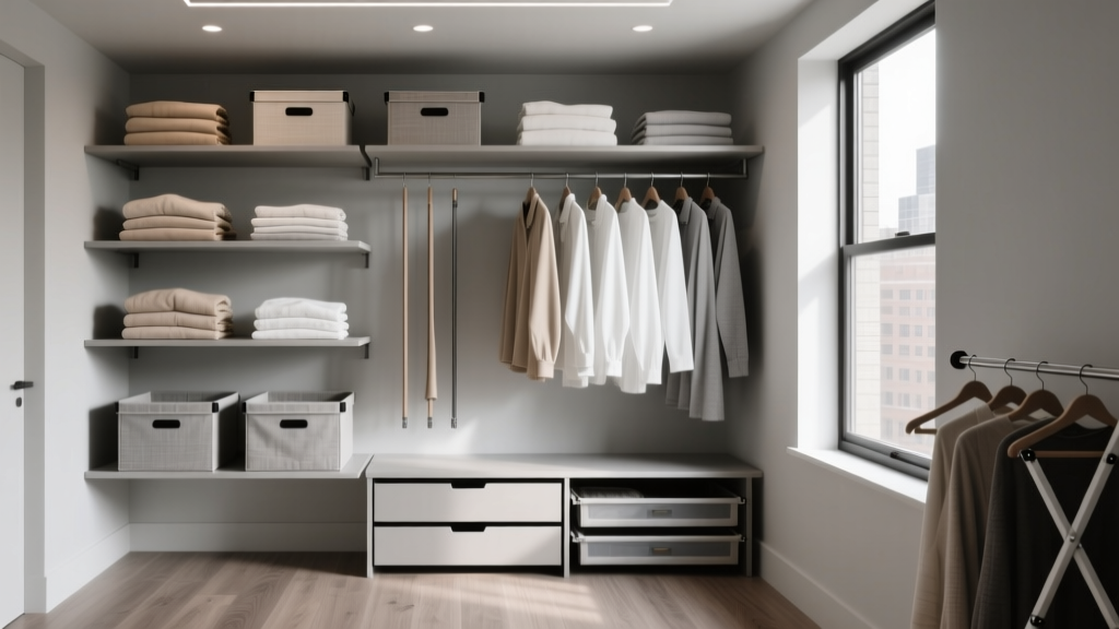 Small Apartment Clothes Storage Solutions