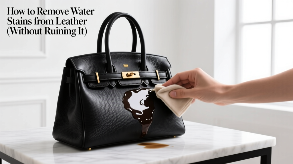 How to Remove Water Stains from Leather (Without Ruining It)