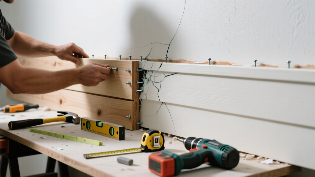 Fix Cracked Board and Batten Siding Replacement
