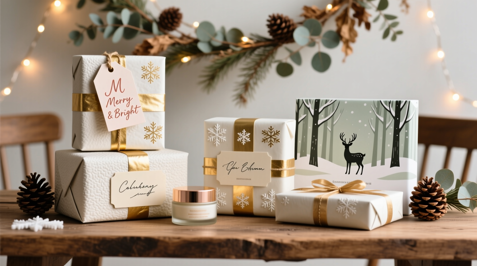 how to pair skincare gift sets with personalized christmas wrapping ideas