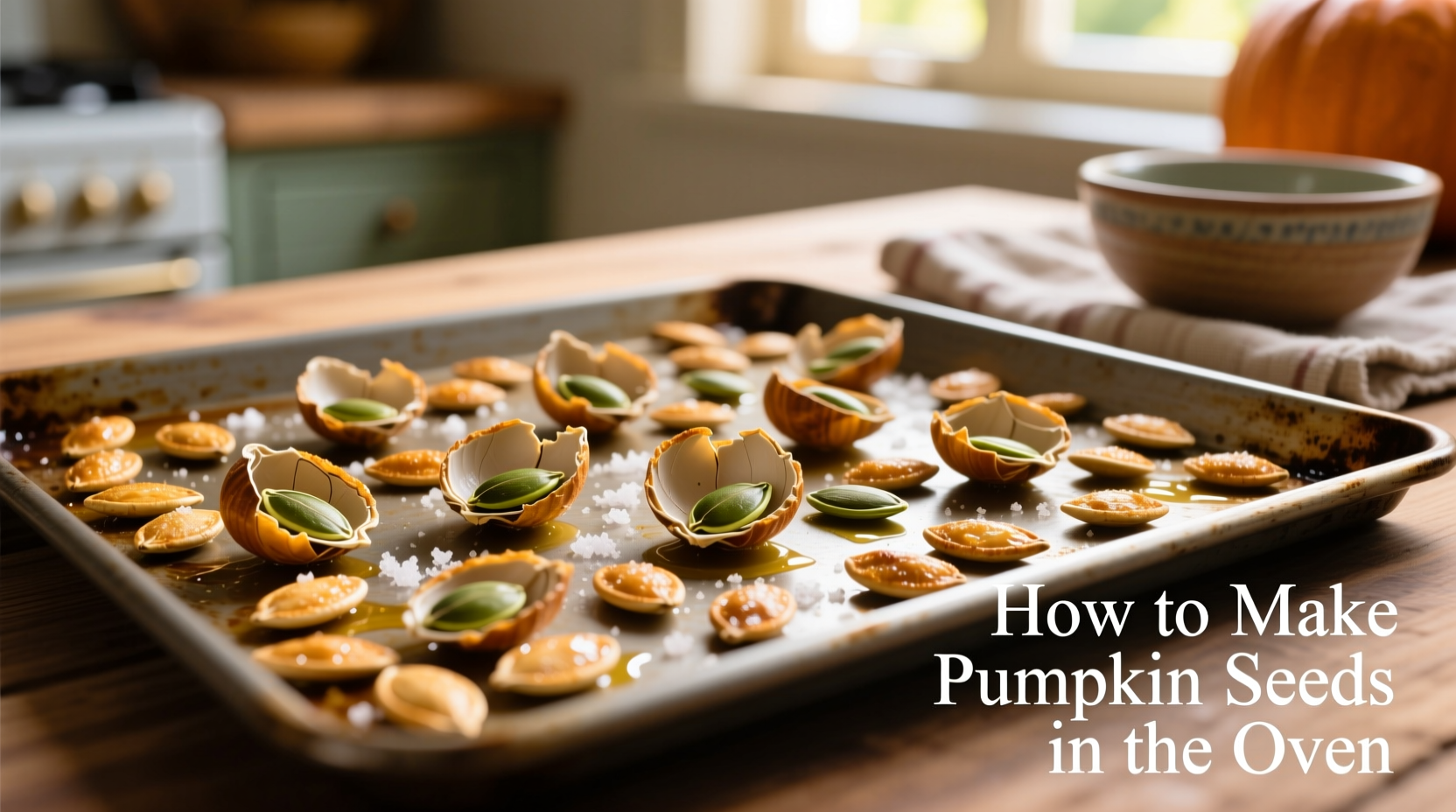 how to make pumpkin seeds in the oven