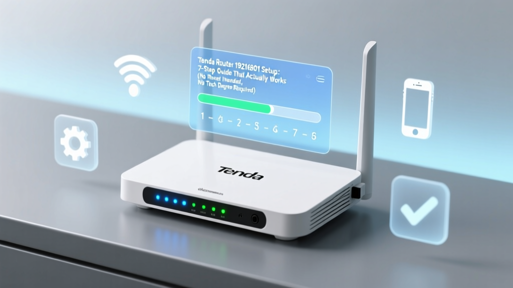 Tenda Router 19216801 Setup: 7-Step Guide That Actually Works (No Reset Needed, No Tech Degree Required)