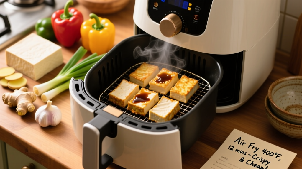 How to Air Fry Tofu for Stir Fry (Crispy & Budget-Friendly)