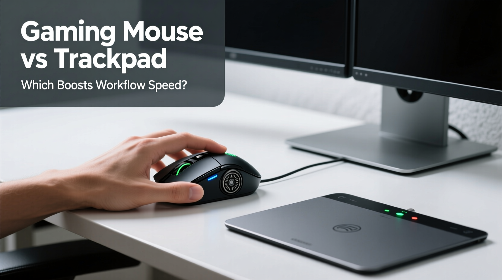 gaming mouse vs trackpad for productivity which improves workflow speed