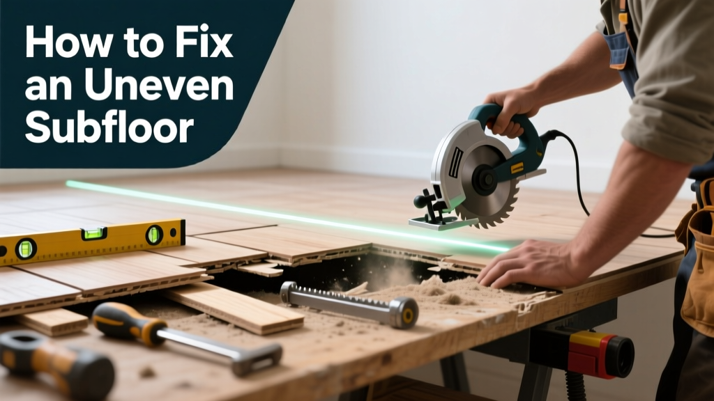 How to Fix an Uneven Subfloor in Your Home