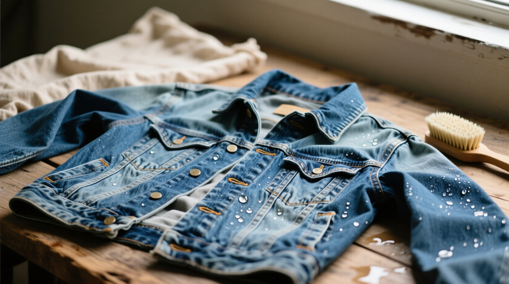 eco friendly cleaning tips for secondhand denim jackets