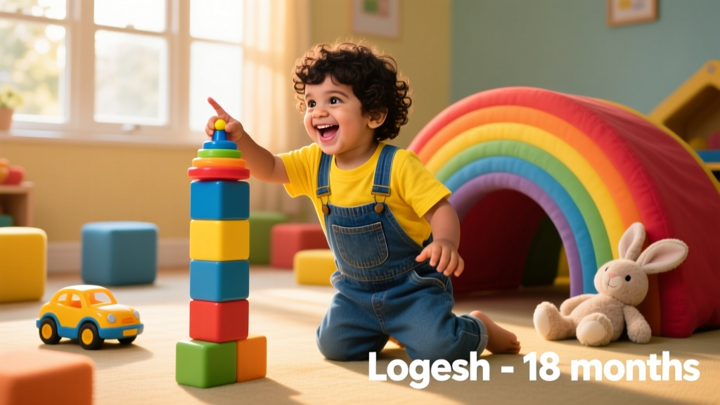 Understanding Logesh: A Toddler Development Case Study in Emotional Regulation and Language Emergence