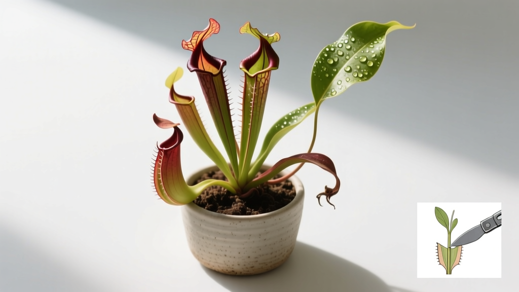 Pitcher Plant Propagation Without Leaf Drop