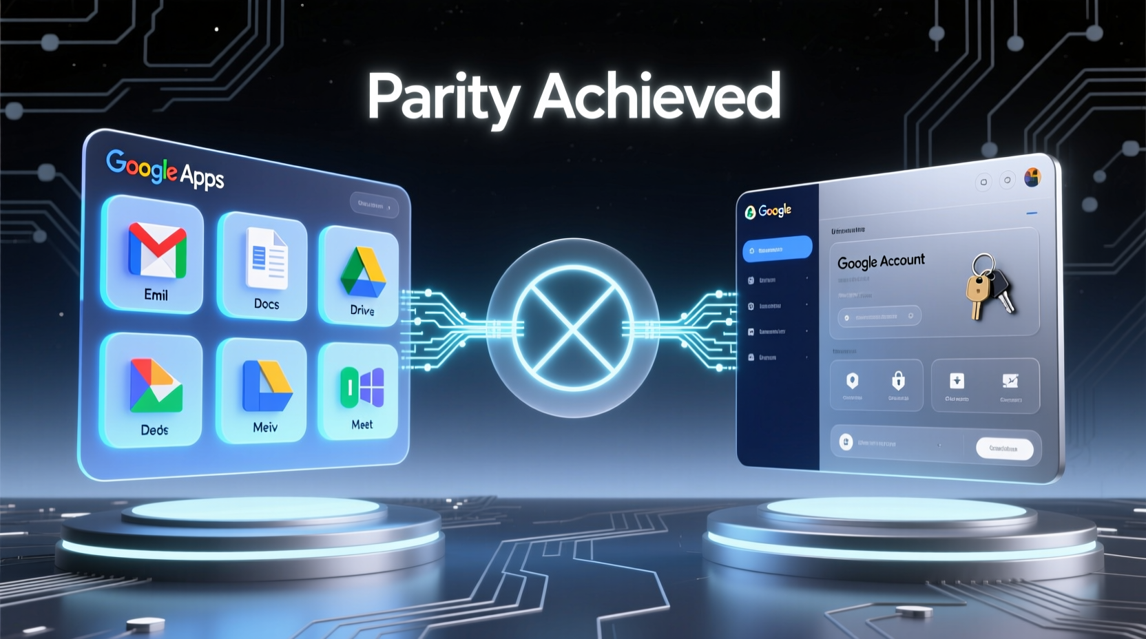 google apps vs google accounts parity coming