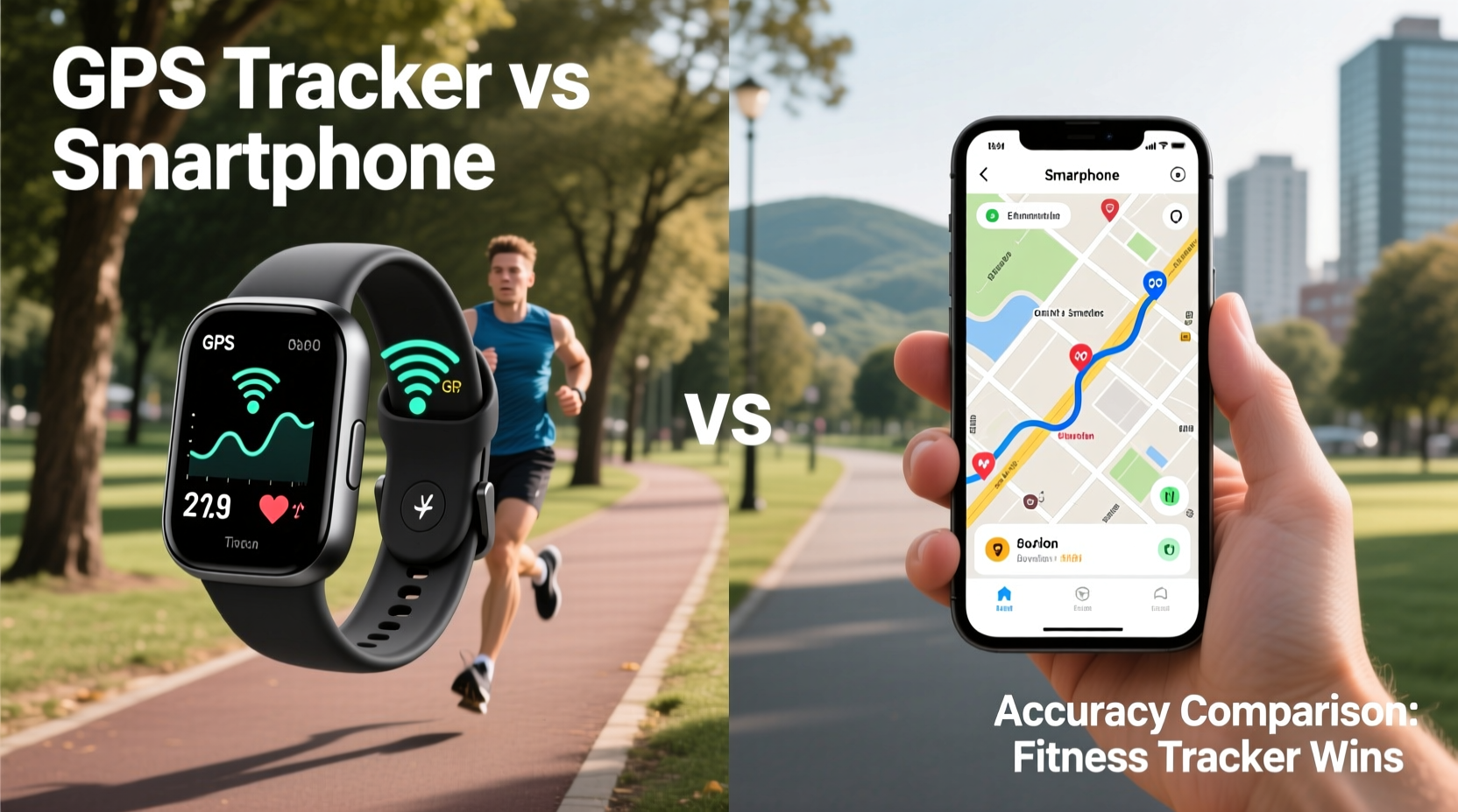 fitness trackers with gps vs smartphone tracking which gives more accurate run data