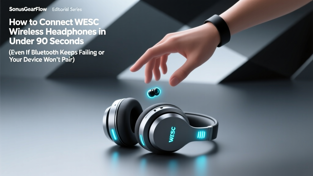 WESC Wireless Headphones Pairing Guide (2026)