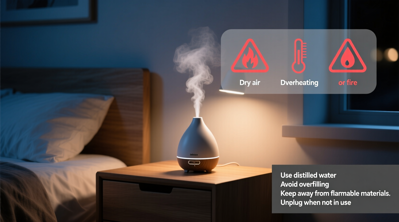 is it safe to leave a diffuser on overnight risks and precautions