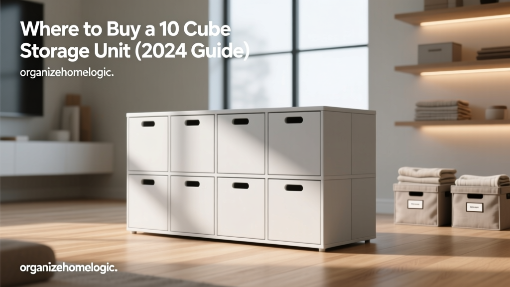 Where to Buy a 10 Cube Storage Unit (2024 Guide)