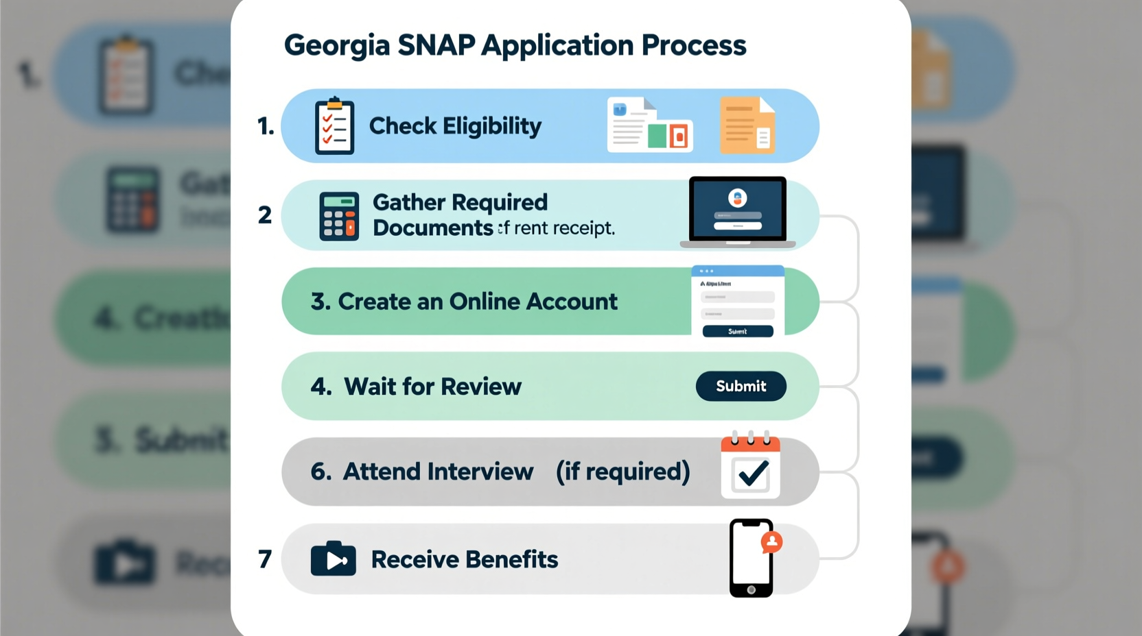 Georgia SNAP application process steps