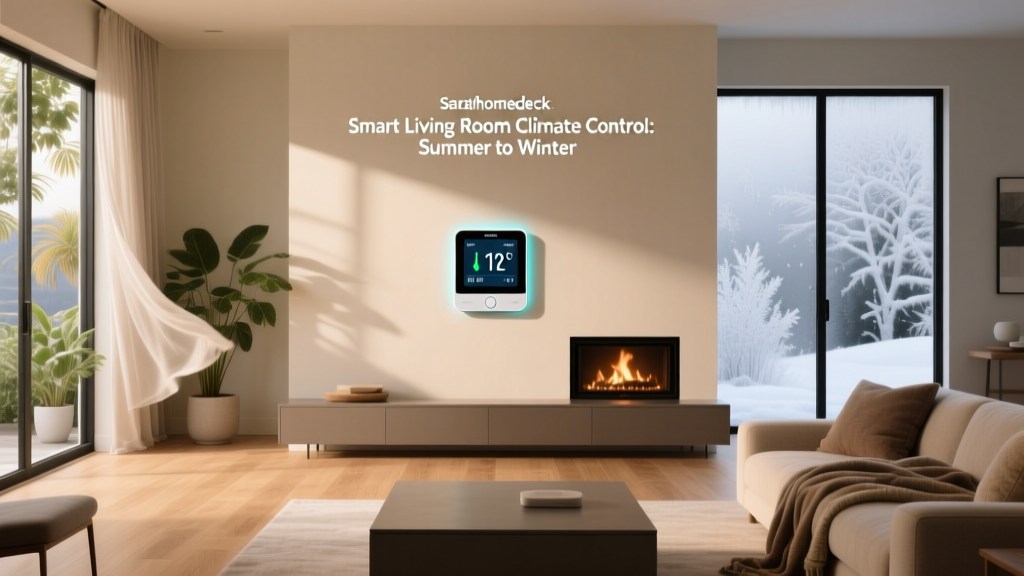 Smart Living Room Climate Control: Summer to Winter