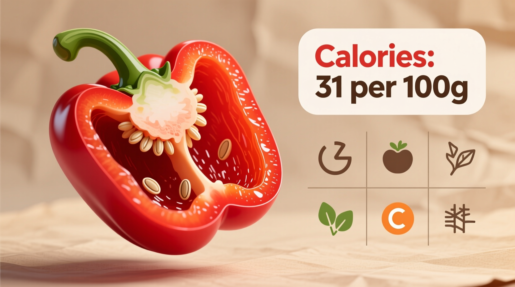 Red Pepper Calories: 37 Calories With 169% Vitamin C (Data)
