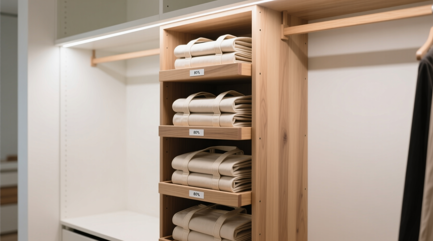 closet organization tips for reusable totes