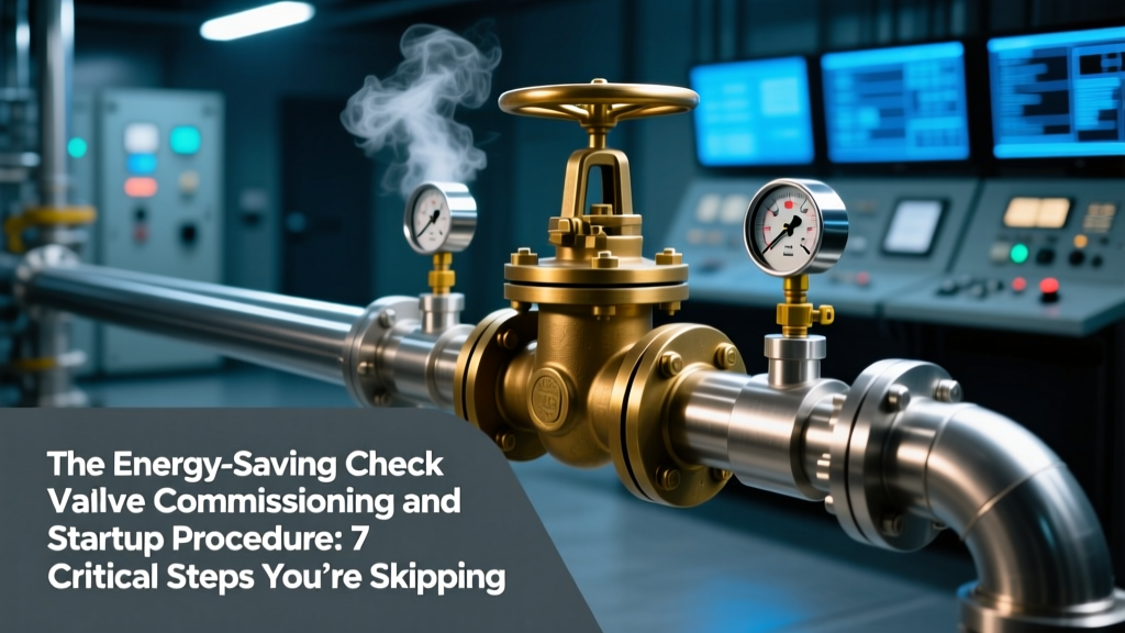 Energy-Saving Check Valve Startup: 7 Steps You Skip