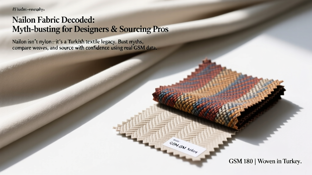 Nailon Fabric Decoded: Myth-Busting for Designers & Sourcing Pros