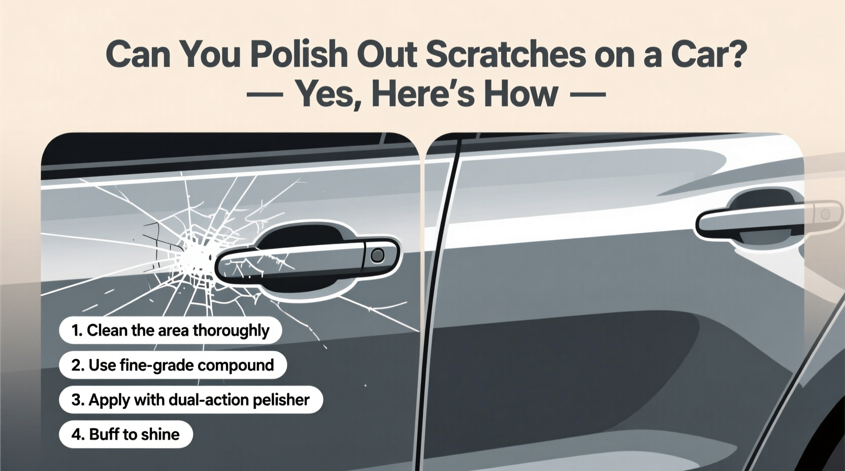 can you polish out scratches on a car