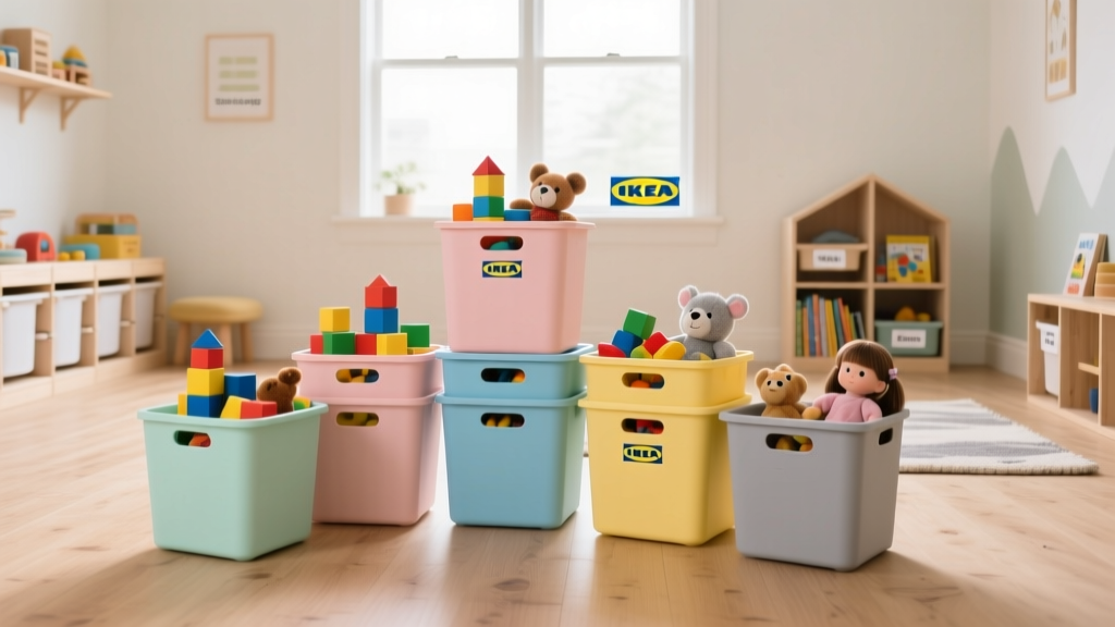 Top IKEA Toy Storage Bins for Playroom Cleanup