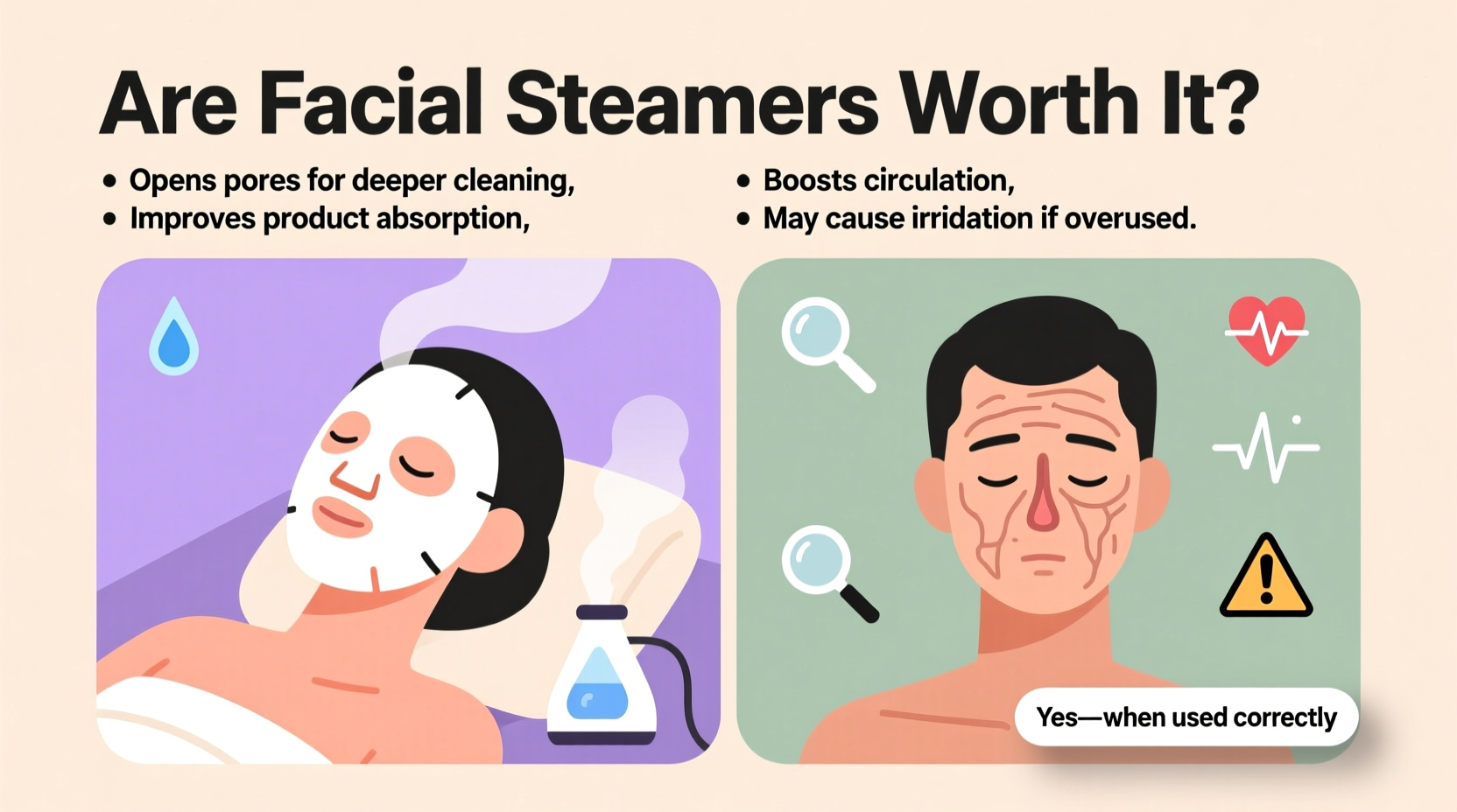 are facial steamers worth adding to your skincare routine