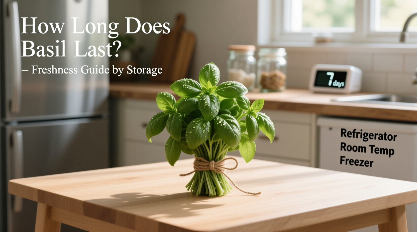 Keep Basil Fresh 6 Months: Storage Guide | TheHomeSprouts
