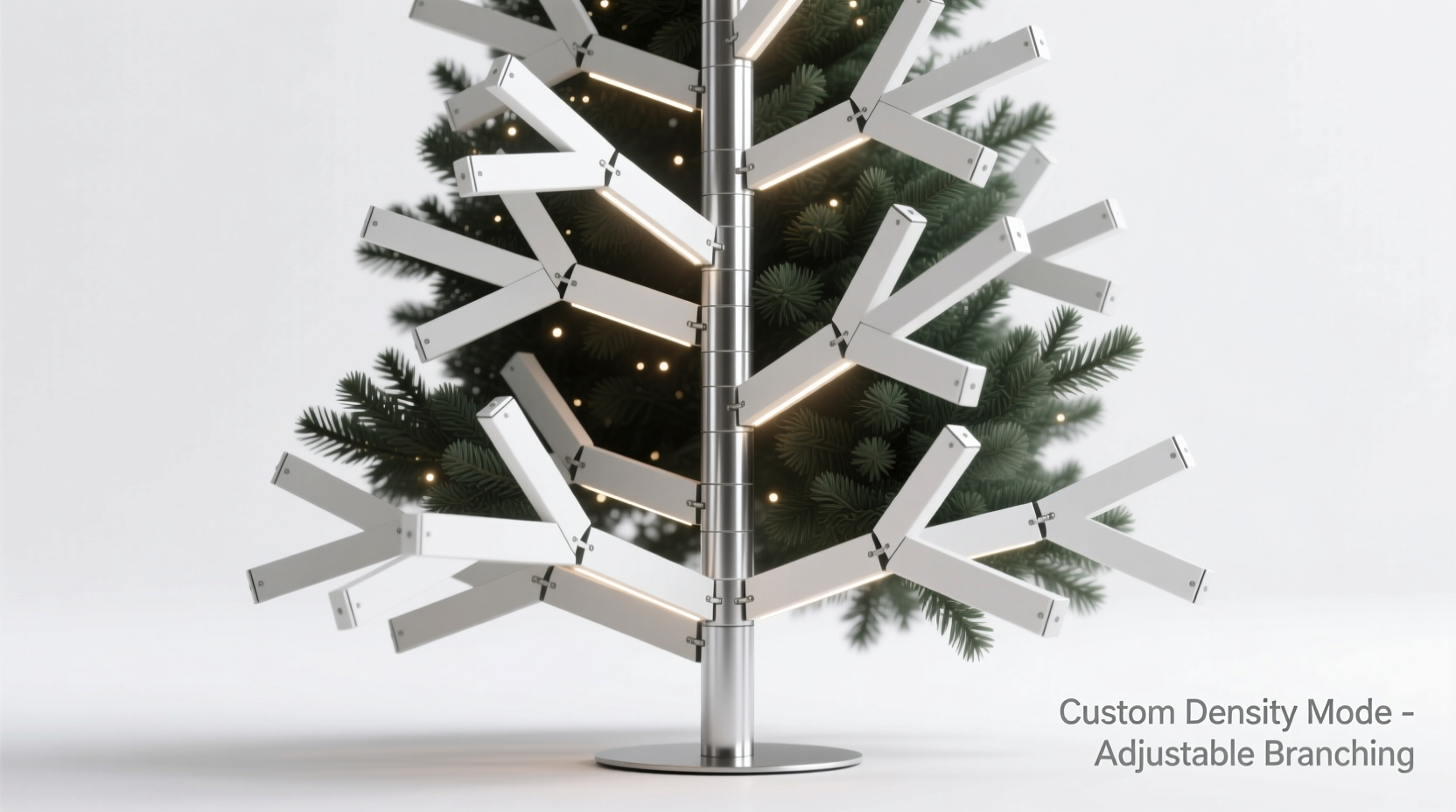 modular christmas tree design can you customize branch density
