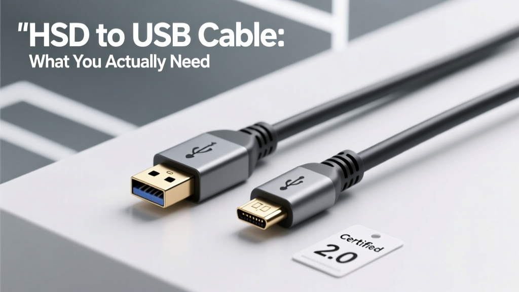 HSD to USB Cable Specs: 7 Essential Requirements