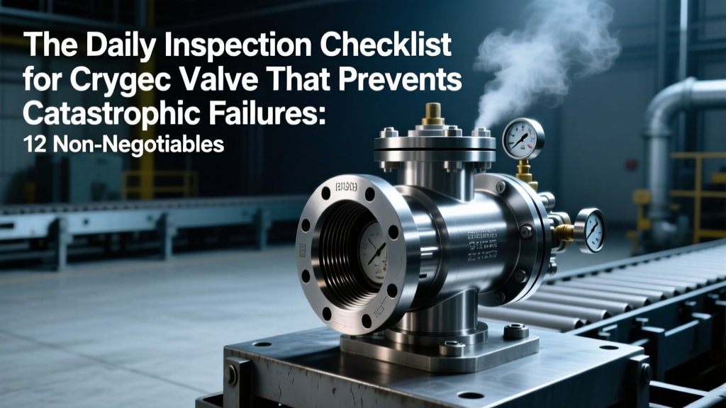 Cryogenic Valve Daily Inspection Checklist