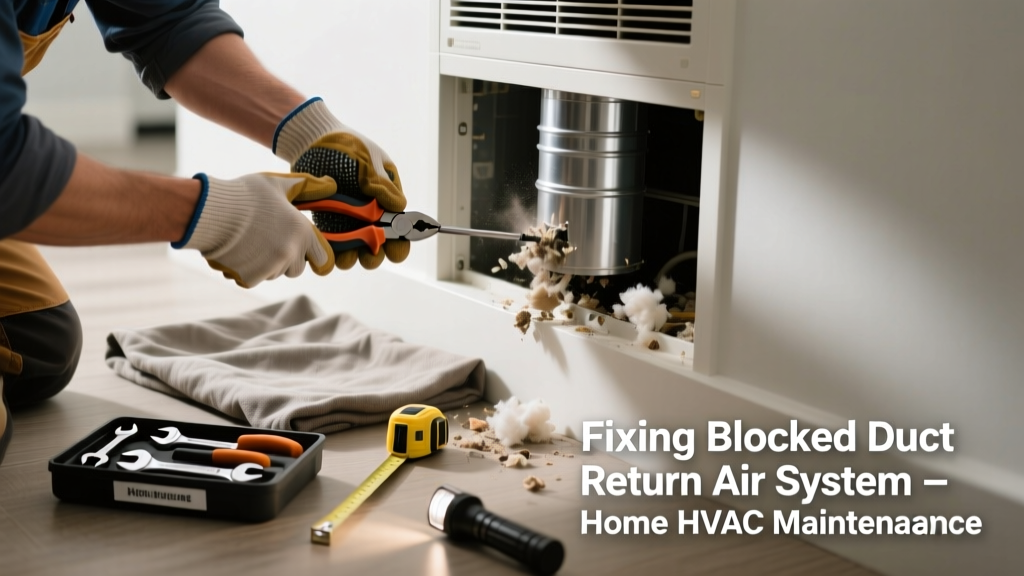 Fixing a Blocked Duct Return Air System at Home
