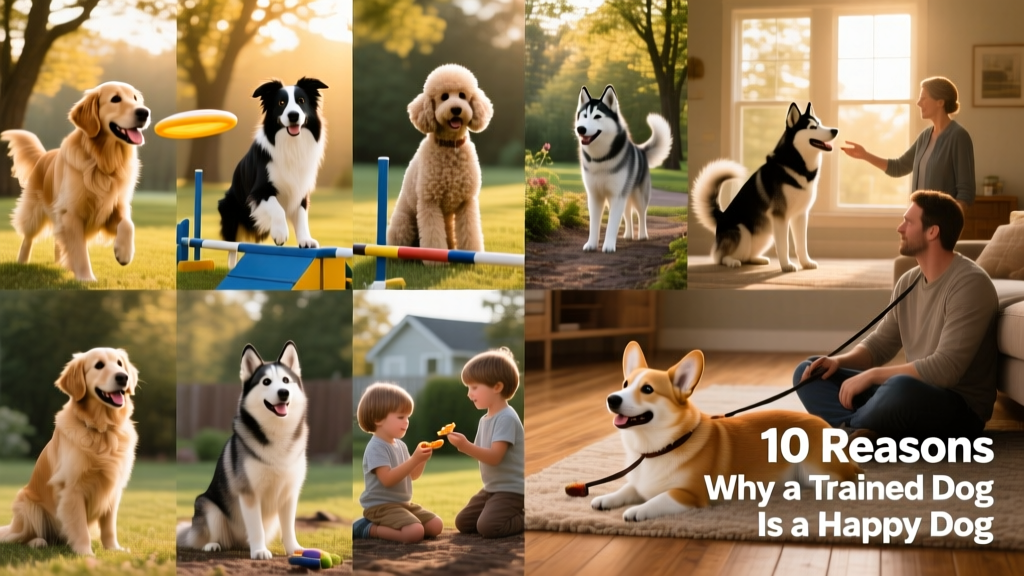 10 reasons why a trained dog is a happy dog