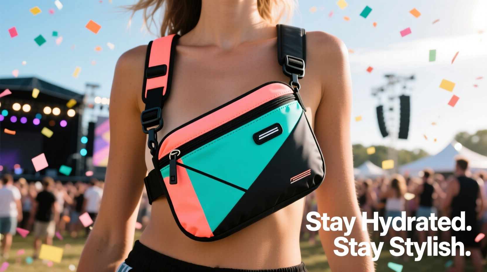 fashionable drink carriers for outdoor festivals hands-free solutions