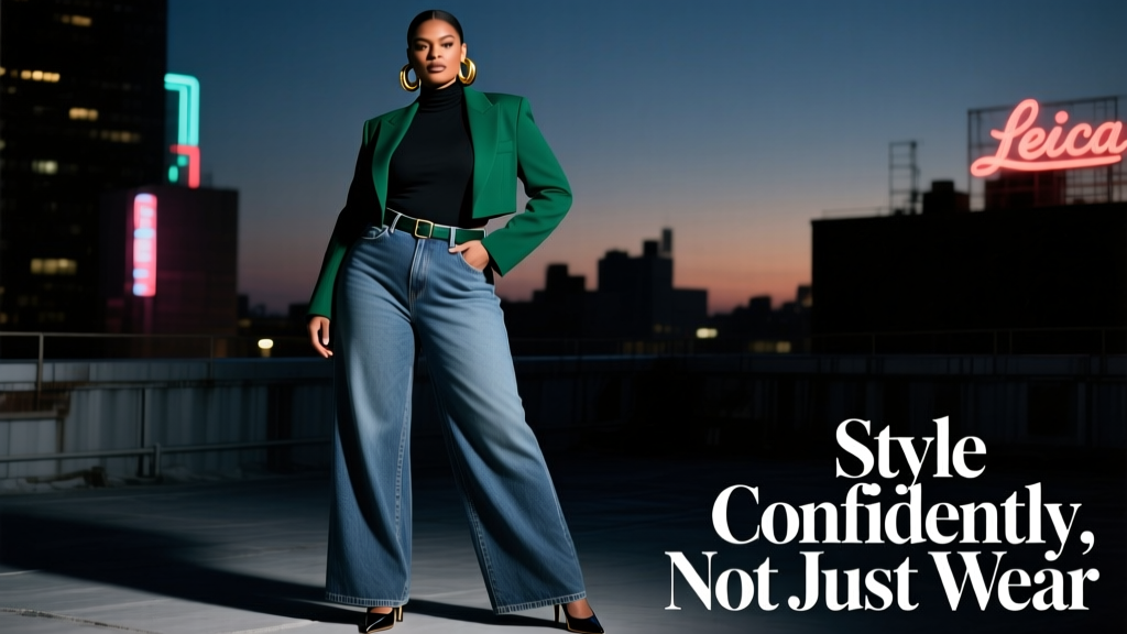 How to Style Wide-Leg Jeans Without Looking Drowned