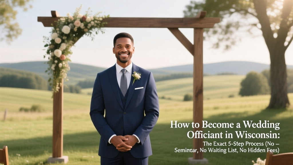Wisconsin Wedding Officiant: 5-Step Process (2026)