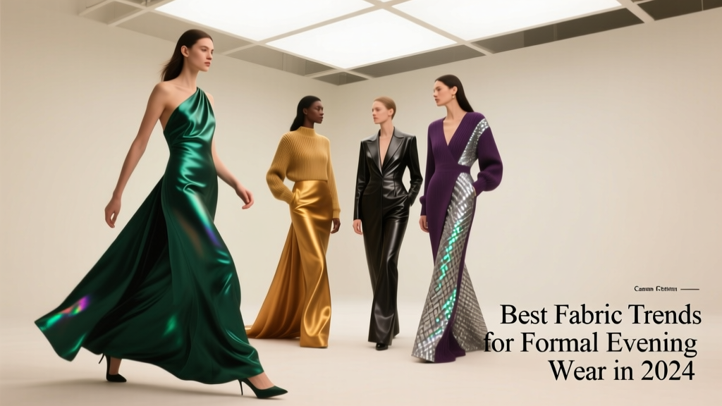 Best Fabric Trends for Formal Evening Wear in 2024