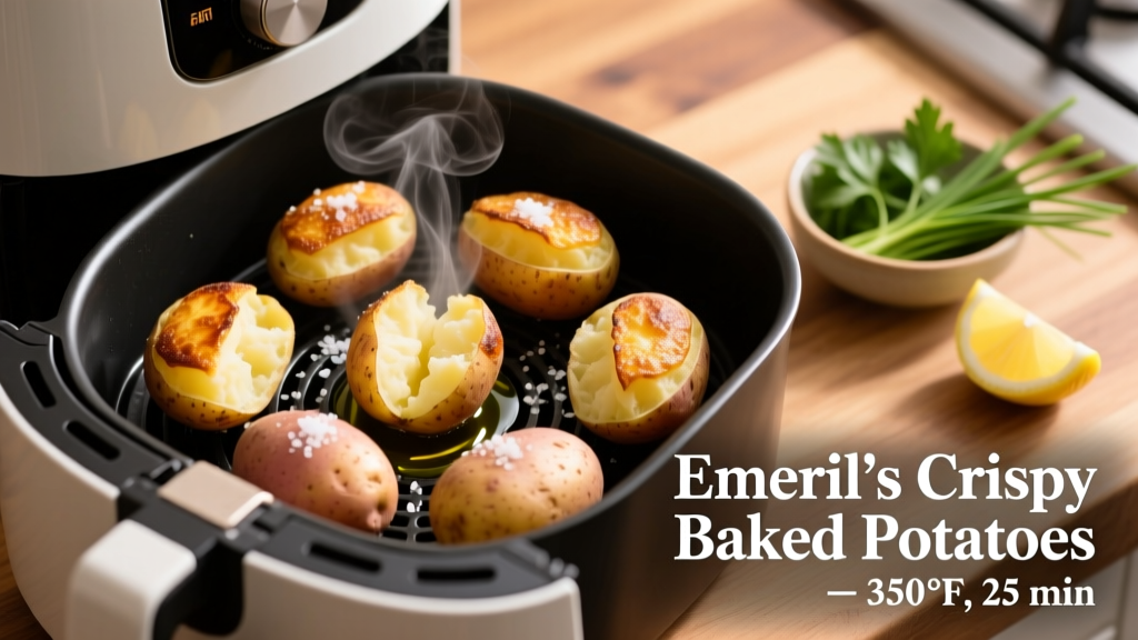 How to Bake Potatoes in an Emeril Air Fryer (Crisp & Fluffy!)