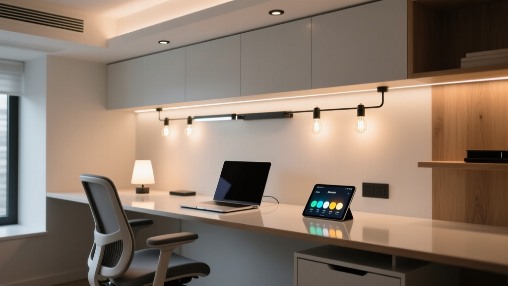 Smart Home Office Lighting to Reduce Eye Strain