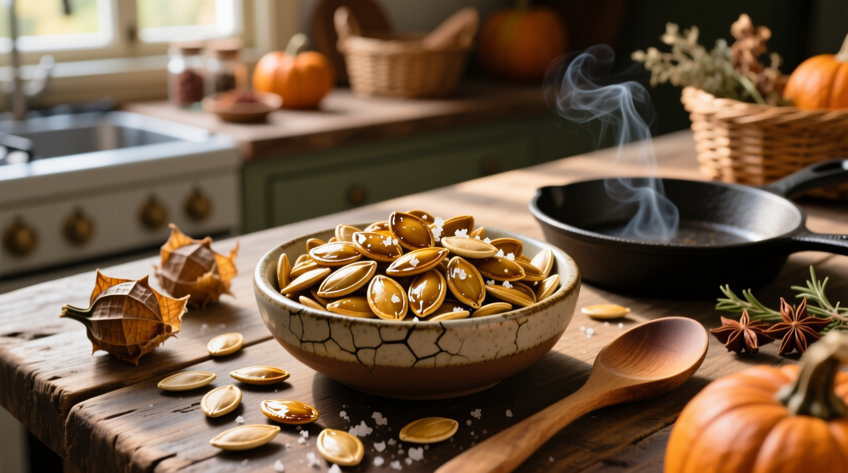 how to roast pumpkin seeds
