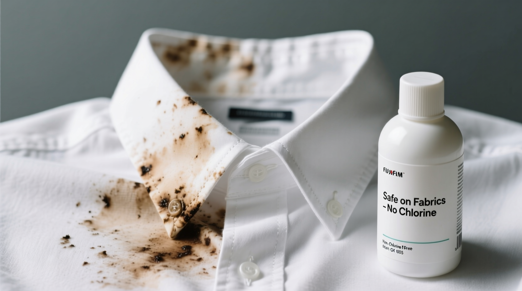 how to remove foundation stains from collar bands