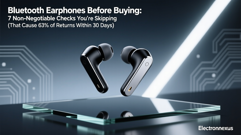 Bluetooth Earphones Before Buying: 7 Non-Negotiable Checks You’re Skipping (That Cause 63% of Returns Within 30 Days)