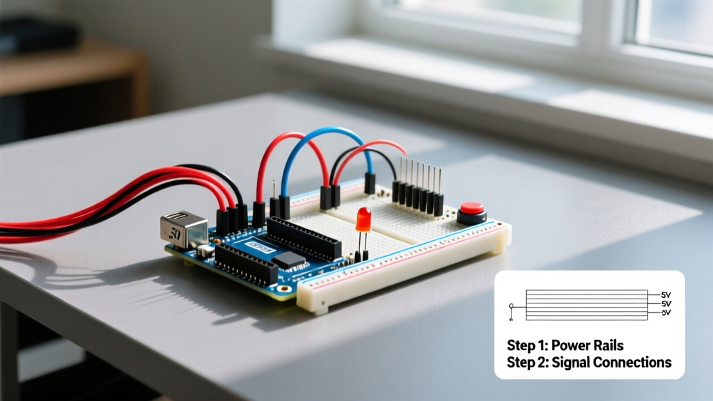 How to Wire a Breadboard for Arduino: Step-by-Step Tutorial
