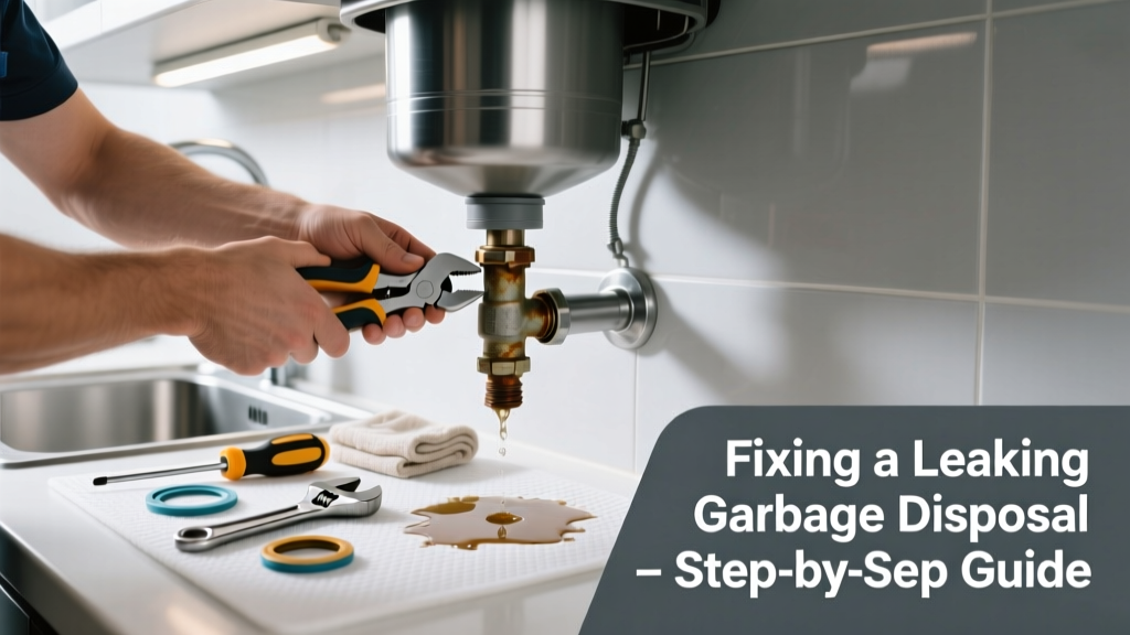 Fixing a Leaking Garbage Disposal That Won’t Work