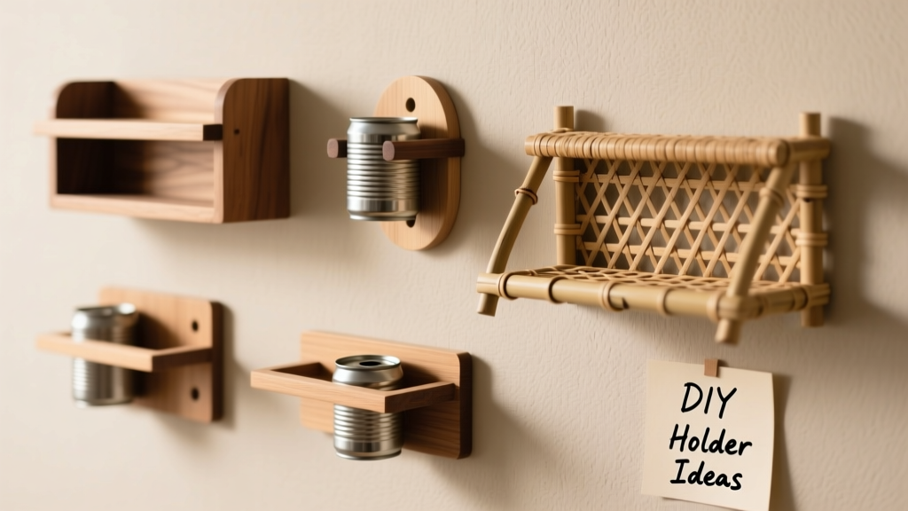 12 Thoughtful, Space-Saving DIY Holder Ideas for Minimalist Living
