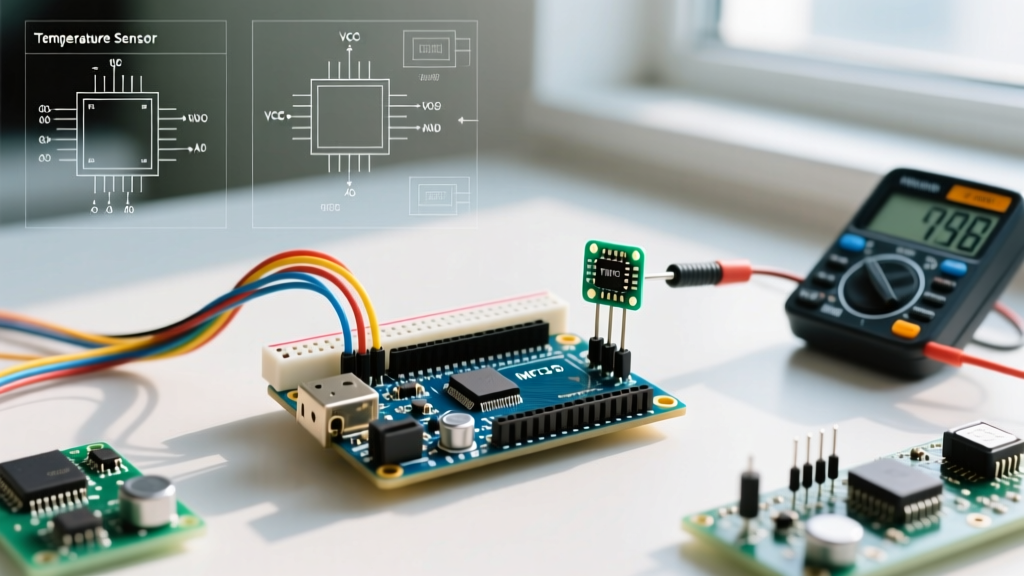 Temperature Sensor TMP36 Arduino Wiring & Code Tutorial